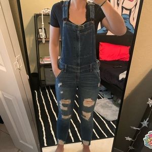 Denim Overalls